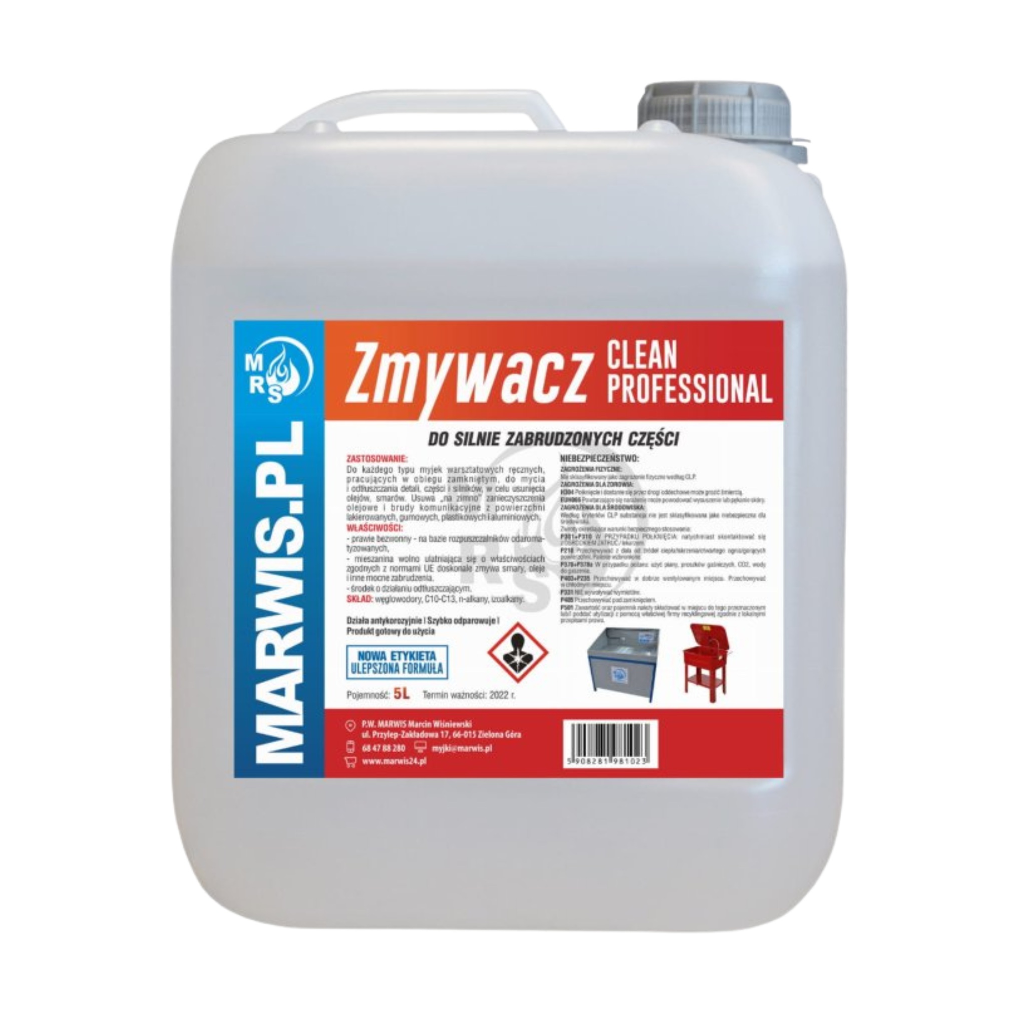 Umývacia kvapalina Clean professional 5l pre dielenské umývacie stoly_1